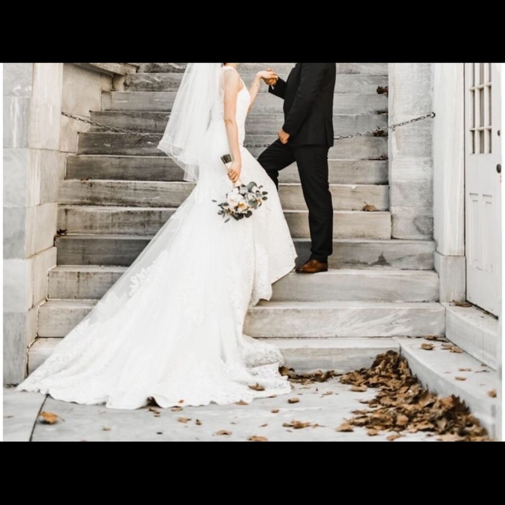 Beautiful wedding dress by Christina Wu